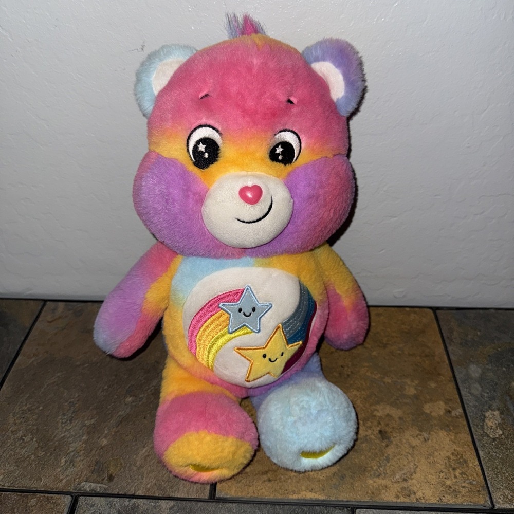 Care Bears DARE TO CARE Rainbow Star Caring For The Earth Recyle Plush